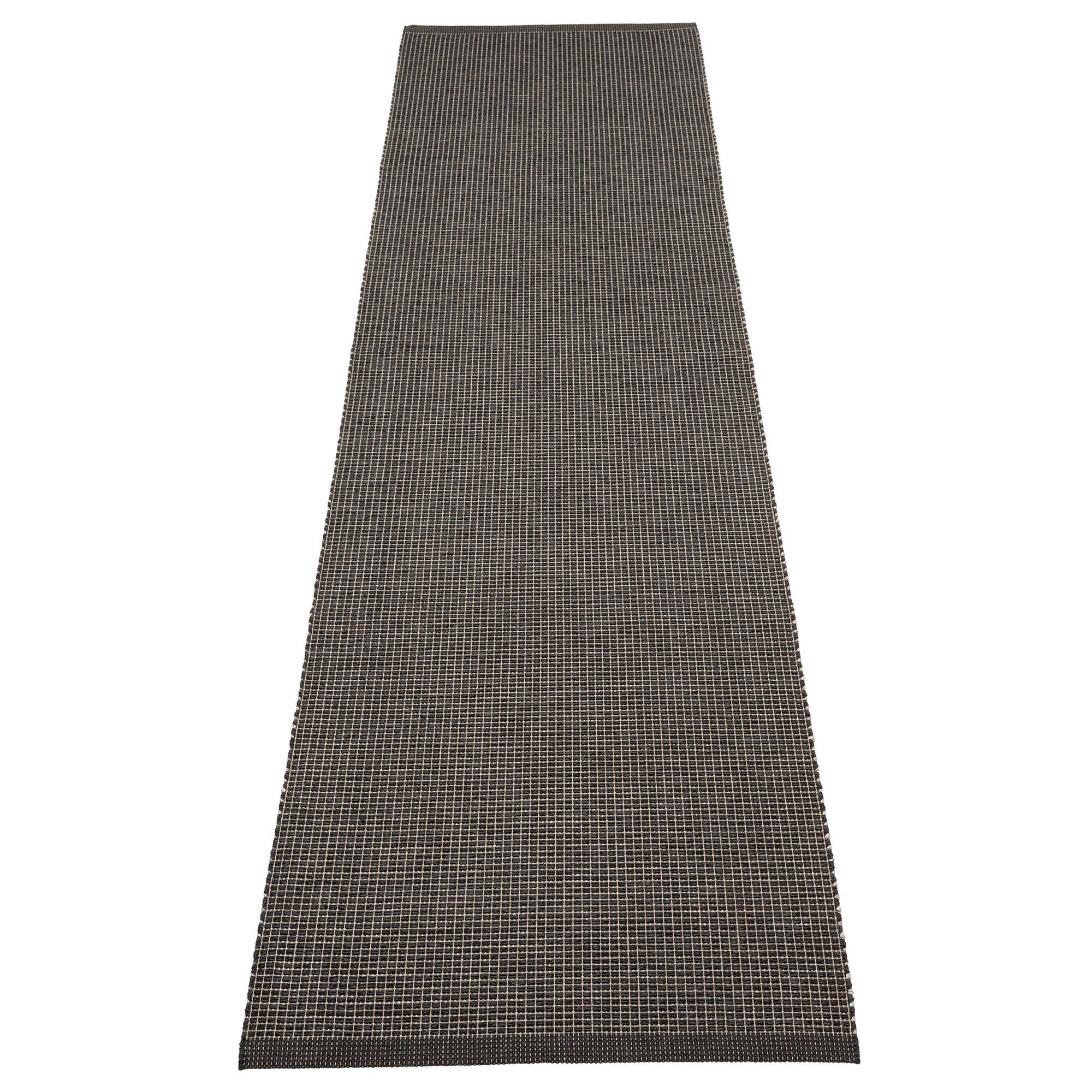 Emm Gulvtæppe 300x70 Cm  Black Linen