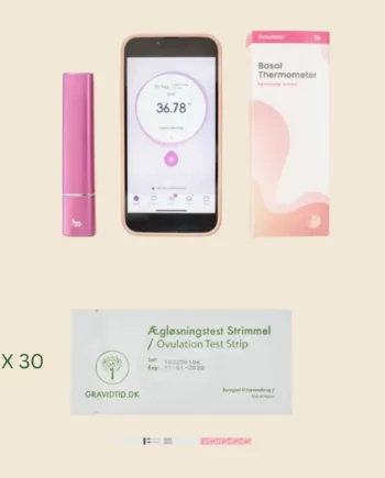 Pcos Tracking Kit  Femometer Termometer   30 ægløsningstests