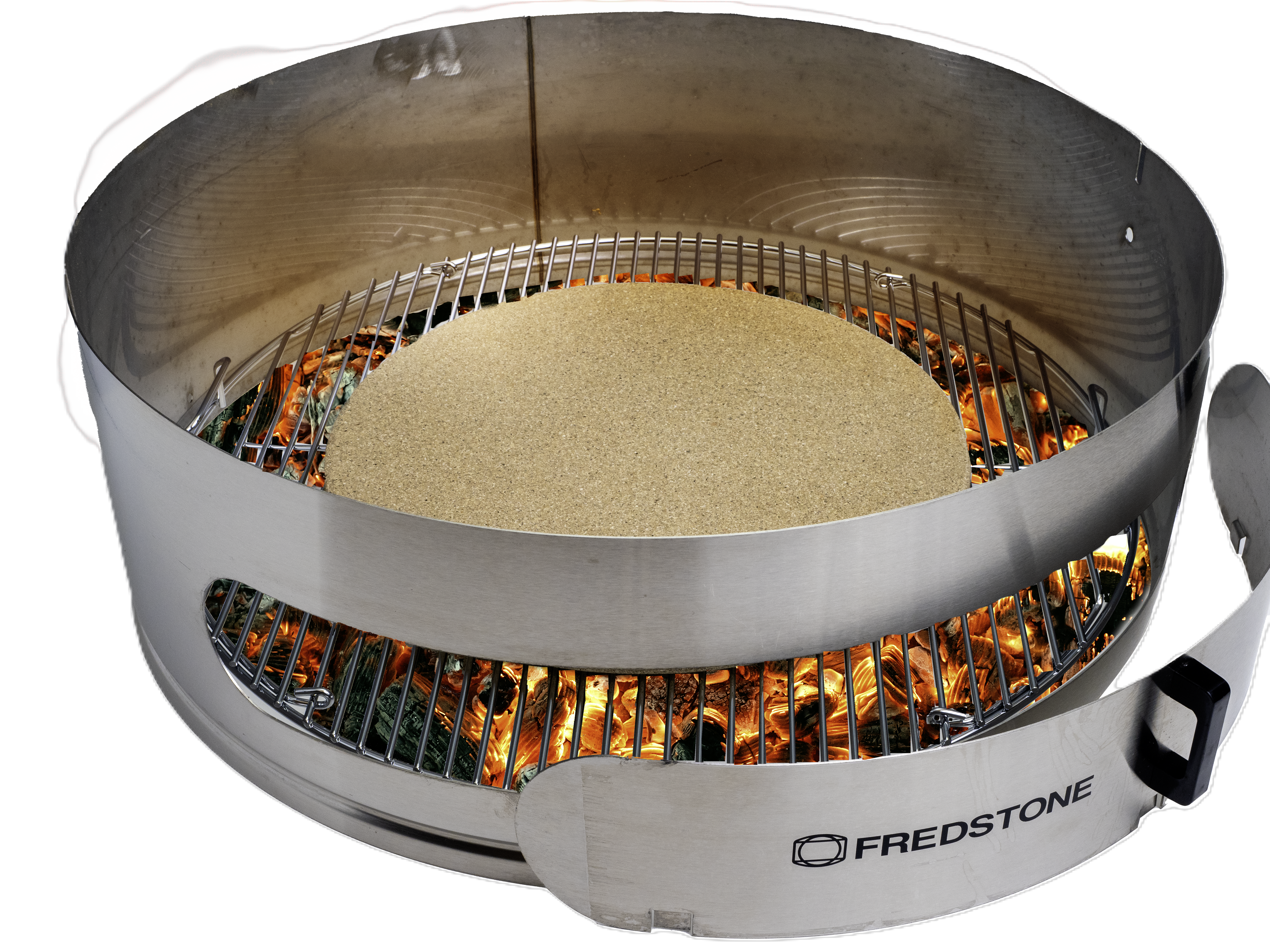 Pizzaindsats Til 57 Cm Kuglegrill  Incl  Fredstone   36 Cm