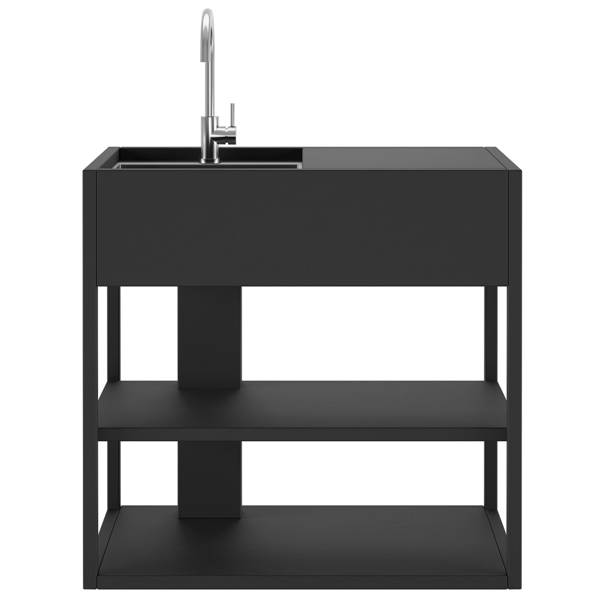 Röshults Essentials Vask 94   Venstre  Beluga Black