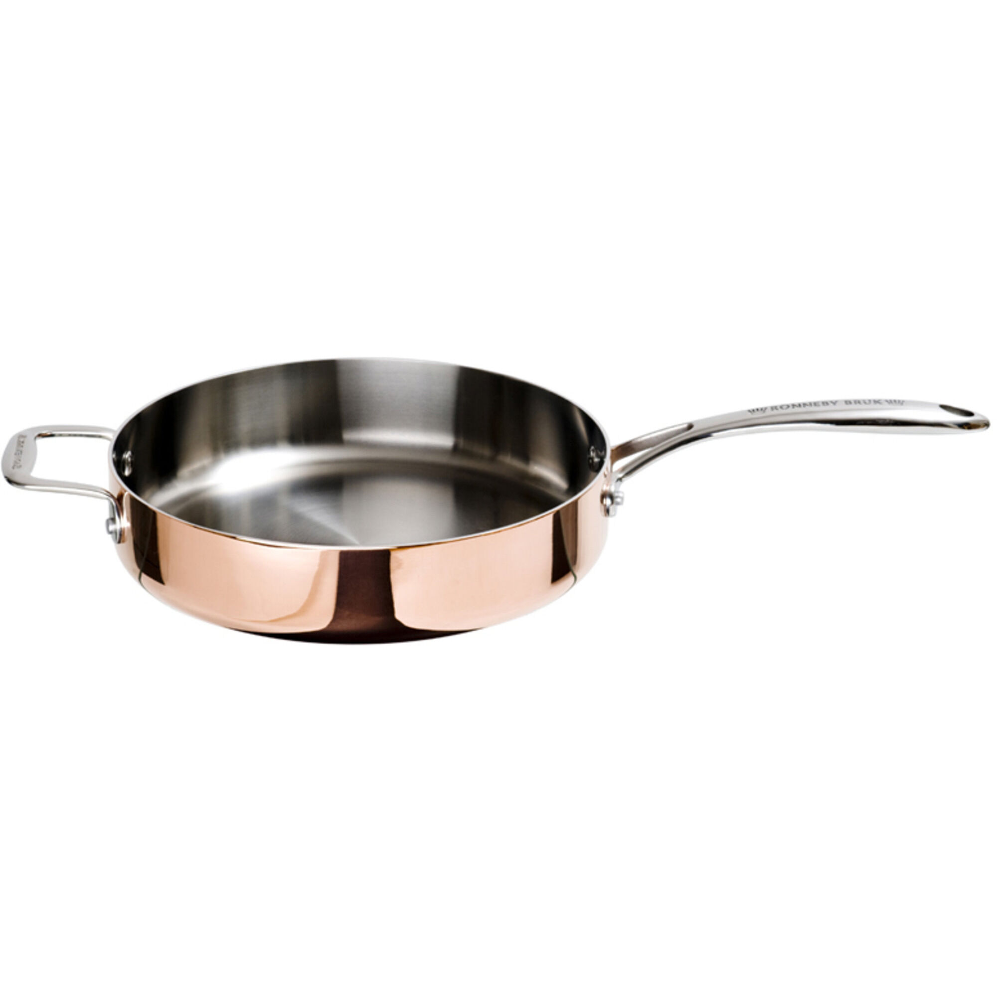 Kobber Sautérpande 26 Cm