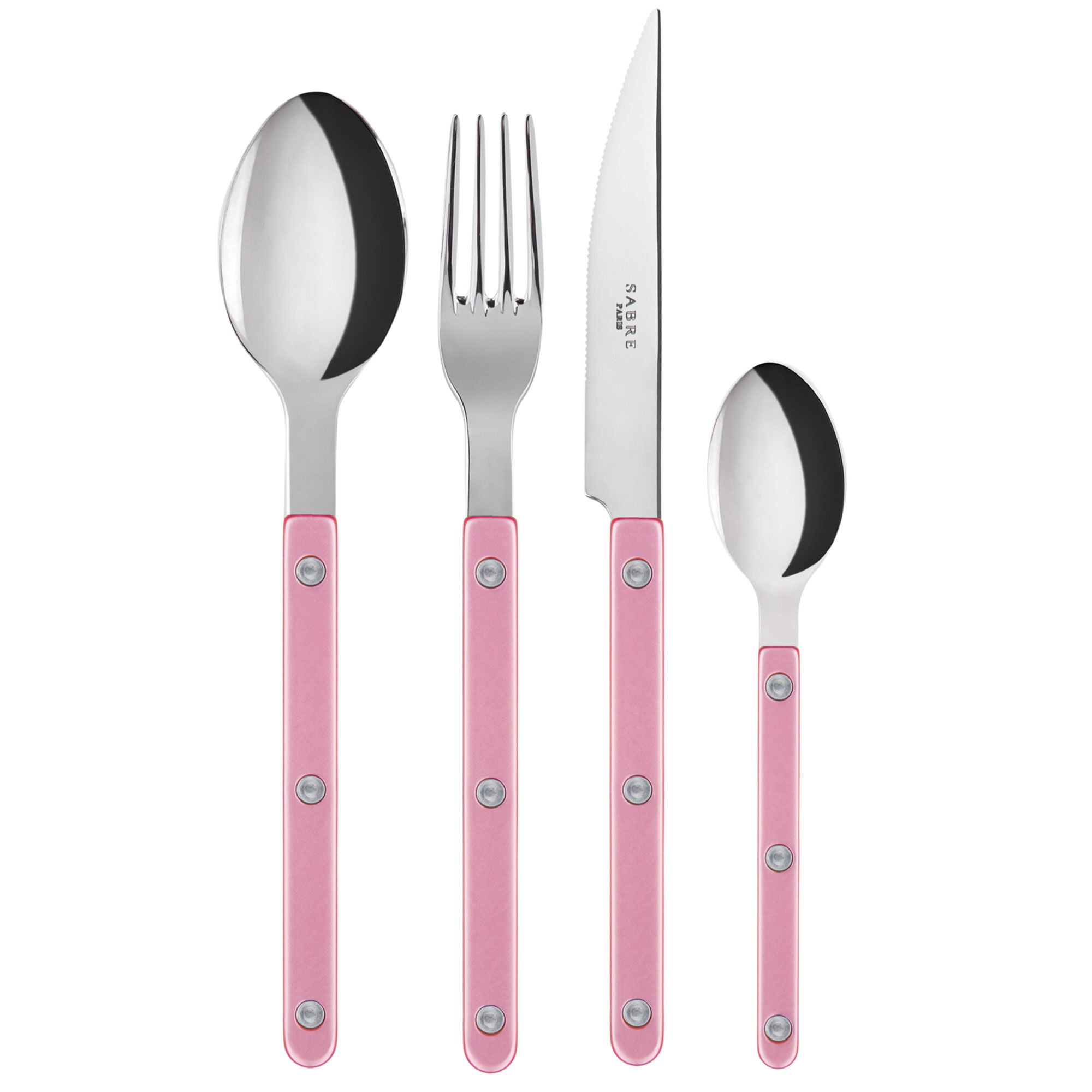 Bistrot Bestik-sæt 16 Dele  Blød Rosa