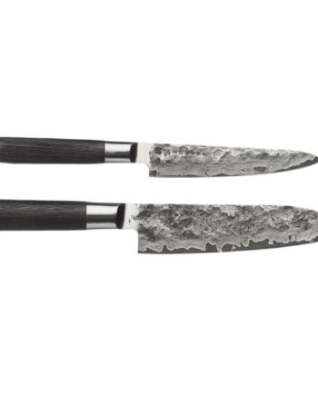 Kuro   Dele Knivsæt  Santoku 18 Cm  Og Petty 15 Cm