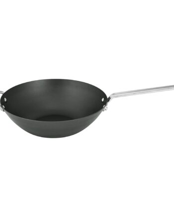 Black Iron Wokpande Kulstofstål 30 Cm
