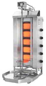 Shawarma Kebabgrill    Top Motor- Gas Potis 50 Kg