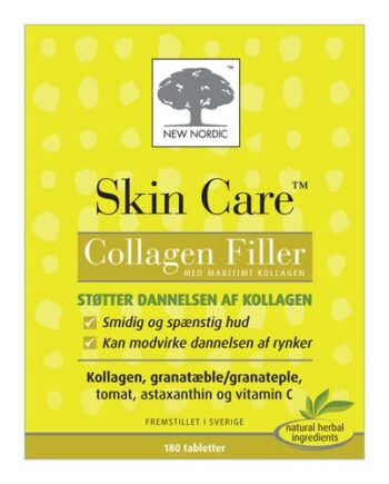 Skin Care Collagen Filler Tabletter 180 Tab New Nordic