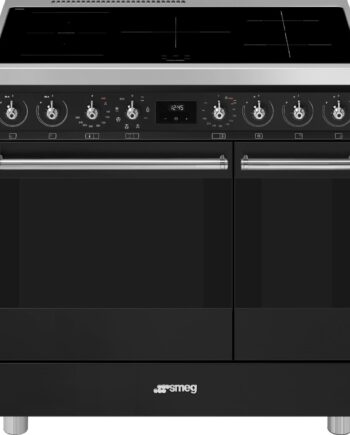 C92immb2 Classic Induktionskomfur Med   Ovne  90 Cm  Mat Sort