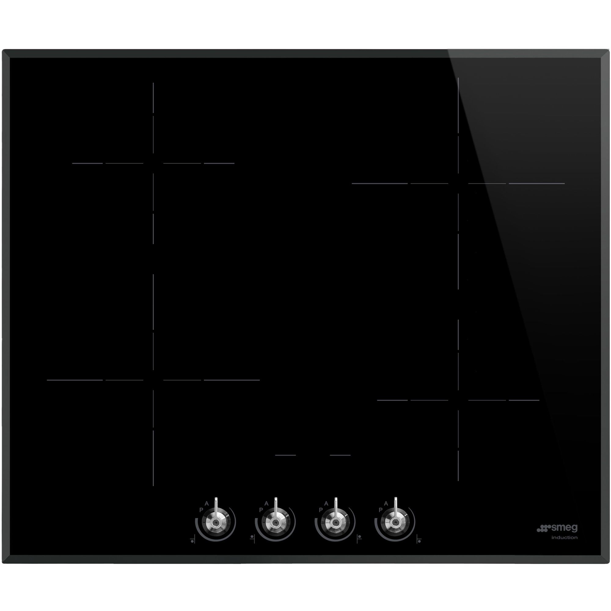 60cm Victoria Classic Induktionskogeplade    Ramme  Sort