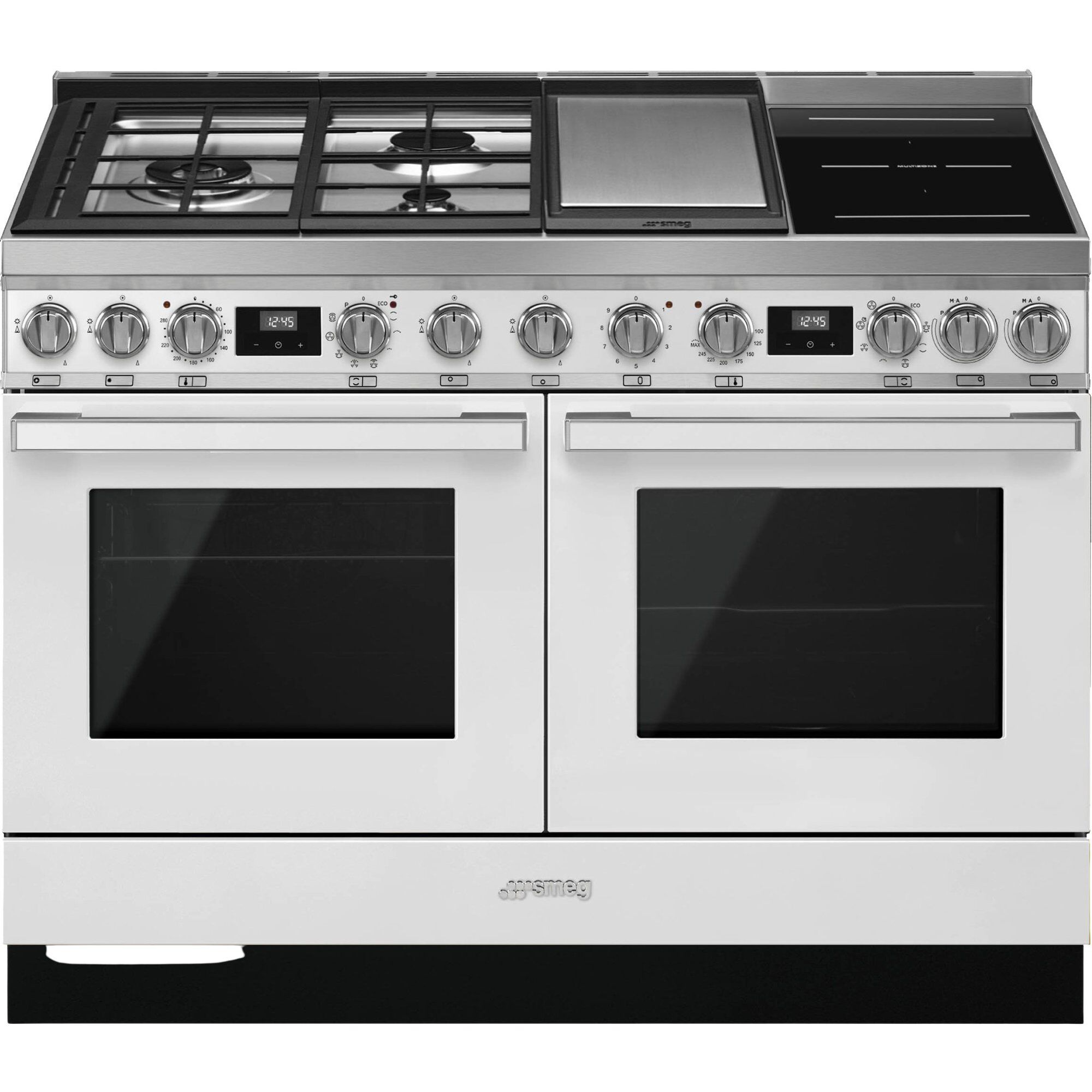 Cpf120igmpwh Portofino Gas- Induktionskomfur Hvid
