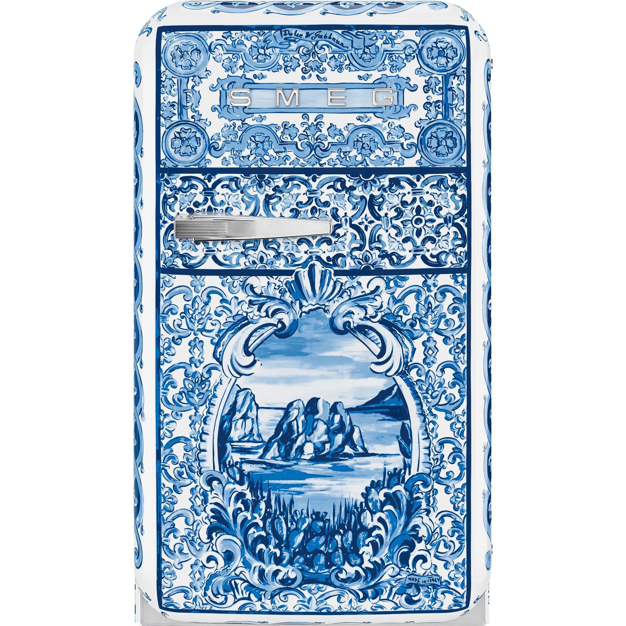 Fritstående Køleskab Dolce   Gabbana Blu Mediterraneo Fab5rdgme5 73 Cm