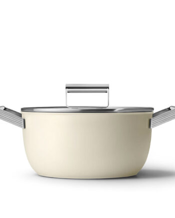 Smeg Gryde ø24 Cm     Liter  Creme