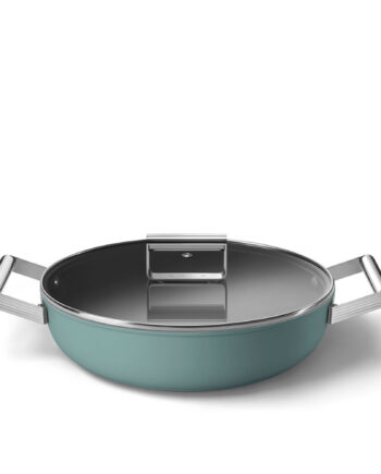 Smeg Sauterpande ø28 Cm  Smaragdgrøn