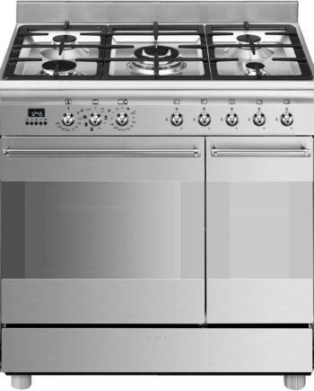 Scb92mx8 Gaskomfur  90 Cm  Rustfrit Stål