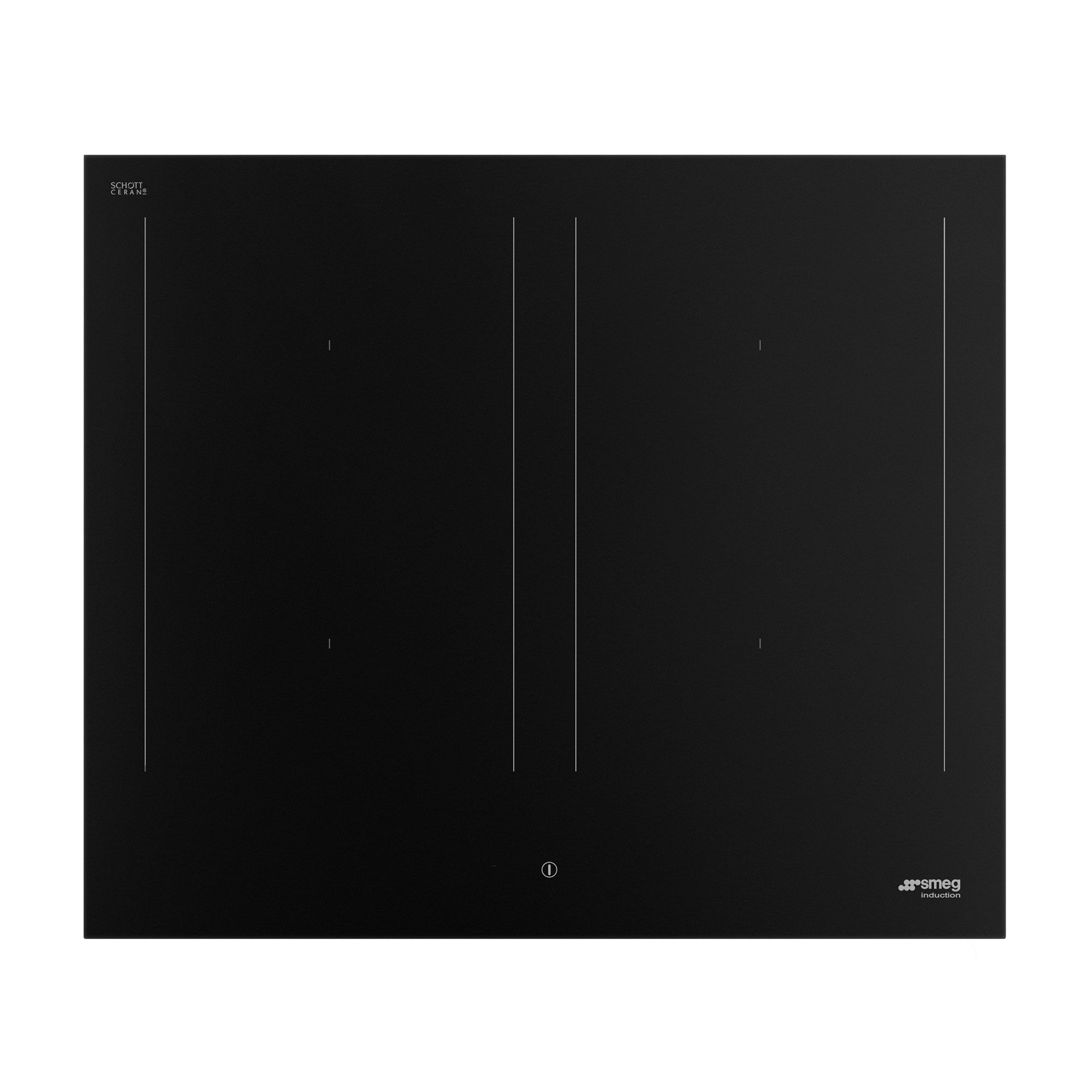 Smeg Sim3644n Induktionskogeplade 60 Cm Med Evo Slider    Zoner