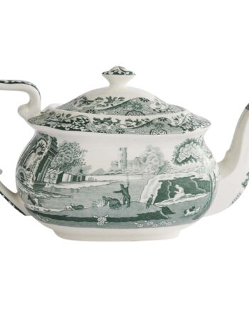 Heritage Green Italian Tekande  Grøn Hvid