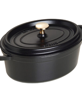 La Cocotte Oval Cocotte 23cm    35 Liter  Sort