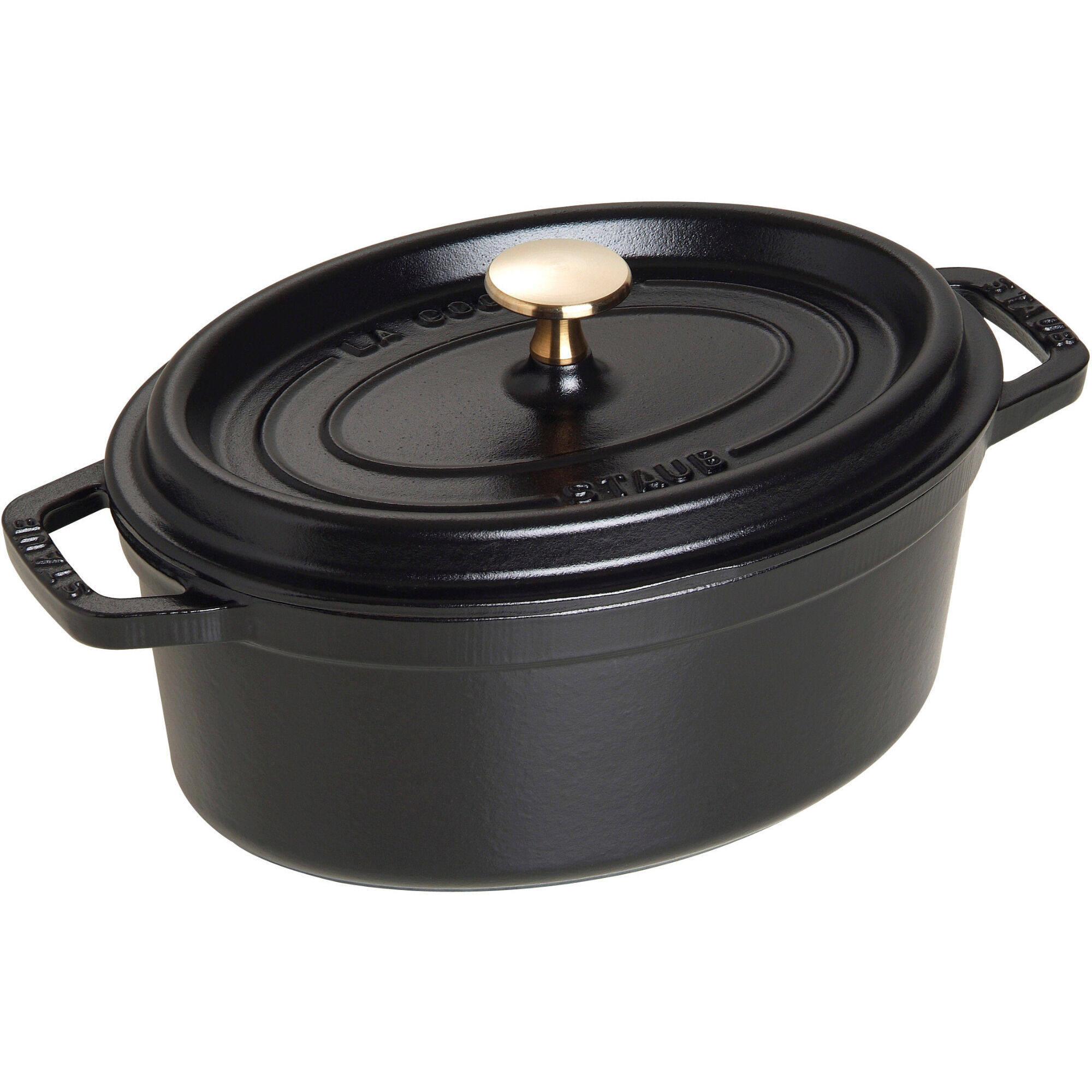 La Cocotte Oval Cocotte 23cm    35 Liter  Sort