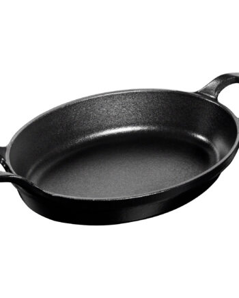 Staub La Cocotte Ovalt Ovnfast Fad 21cm      Liter  Sort