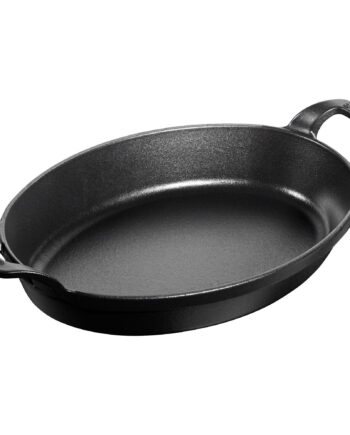 Staub La Cocotte Ovalt Ovnfast Fad 24cm    Liter  Sort