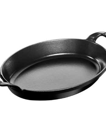 Staub La Cocotte Ovalt Ovnfast Fad   Sort  28cm      Liter