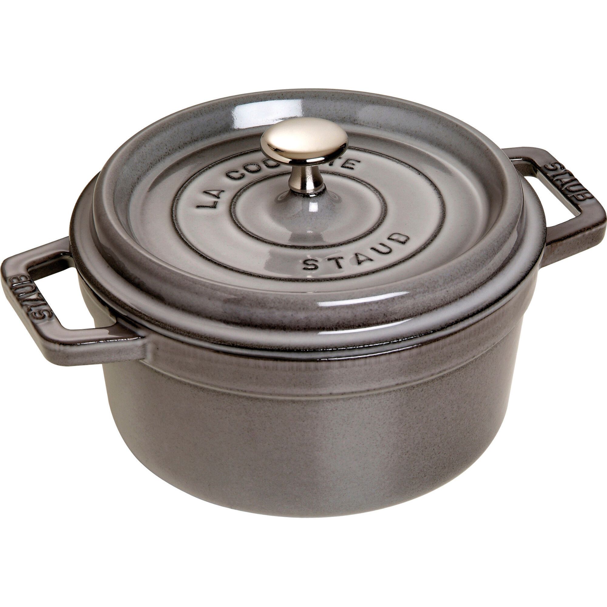 La Cocotte Rund Cocotte 20cm      Liter  Grå