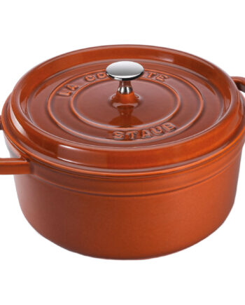 La Cocotte Rund Cocotte 24cm      Liter  Kanelfarvet