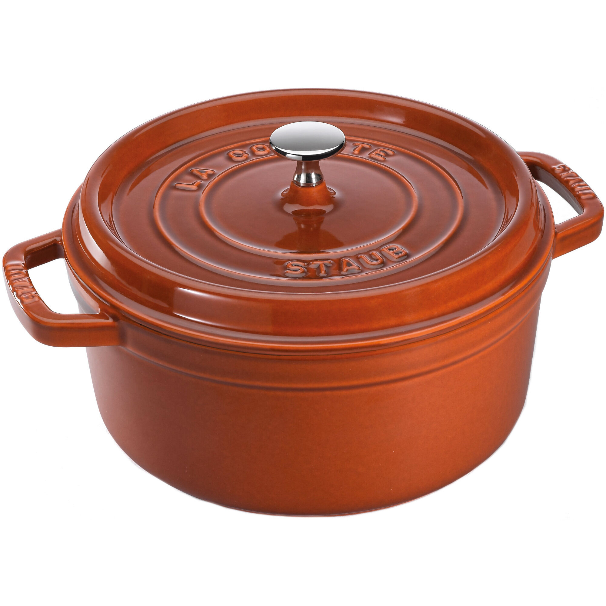 La Cocotte Rund Cocotte 24cm      Liter  Kanelfarvet