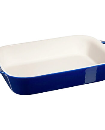 Staub Rektangulær Ovnfast Fad 34   24 Cm Blå