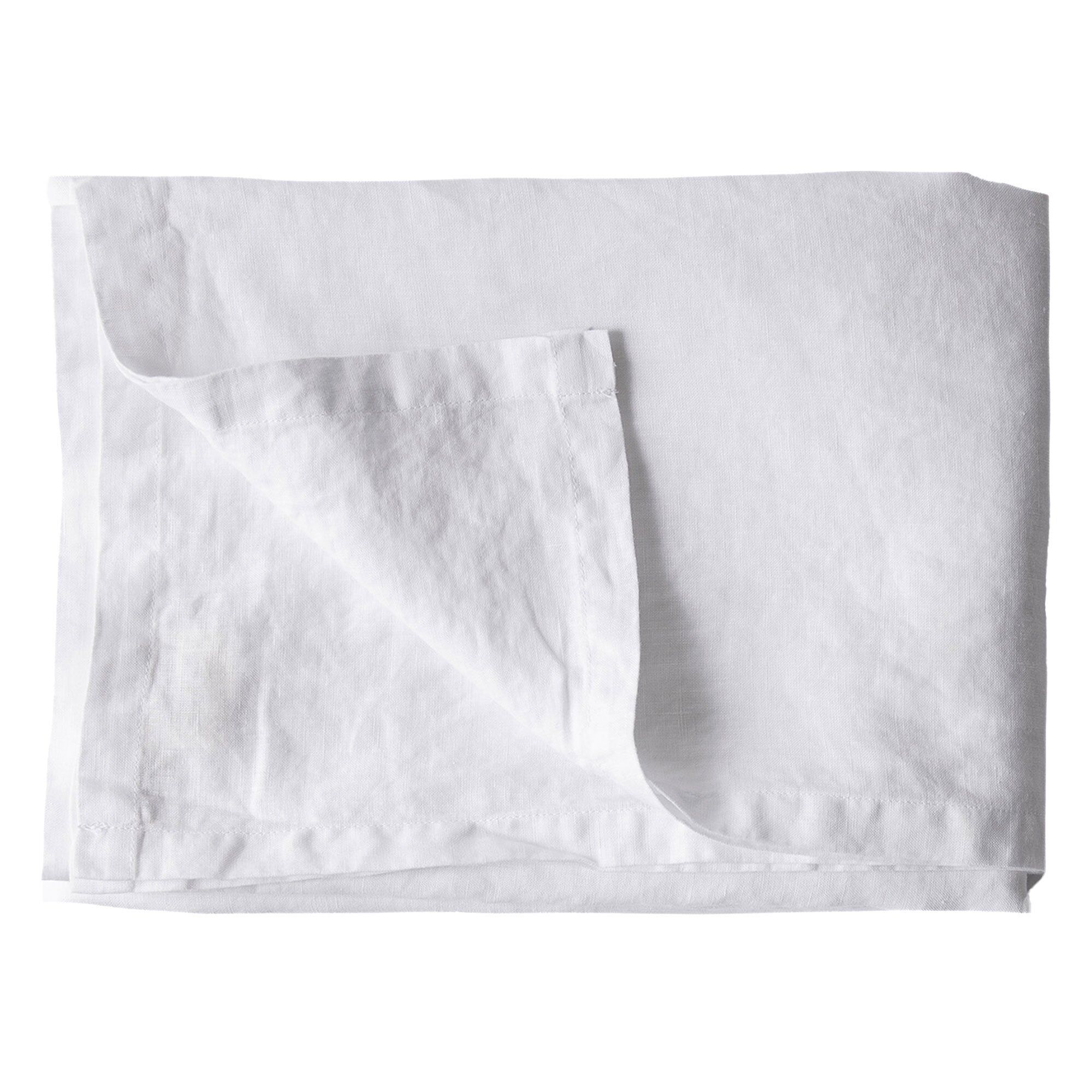 Dug   Hør 145x330 Cm  Bleached White