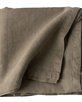 Tell Me More Dug   Hør 145   145 Cm  Olive