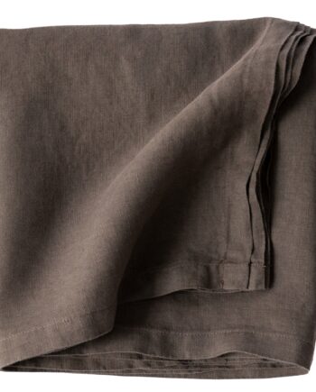 Tell Me More Dug   Hør 145   145 Cm  Taupe