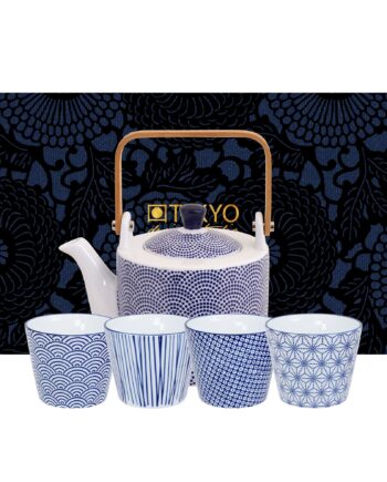 Tokyo Design Studio Nippon Blue Sæt Med Tekande Og Krus