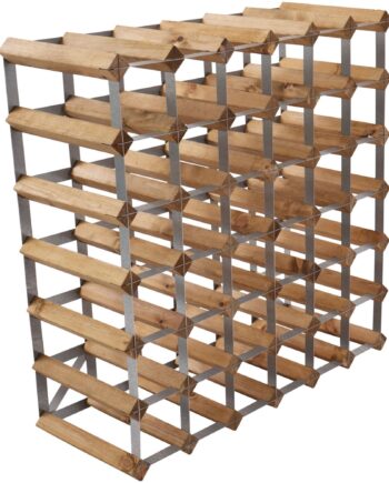 Traditional Wine Rack Vinreol Saml-selv Lys Eg 42 Flasker