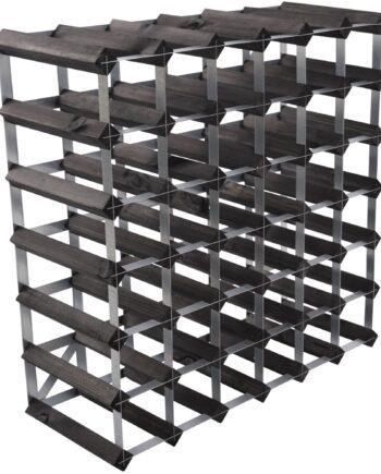 Traditional Wine Rack Vinstativ Black Ash 42 Flasker