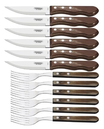 Tramontina Jumbo Steakbestik 12 Dele