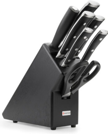 Classic Ikon Knivblok   Knive Sort