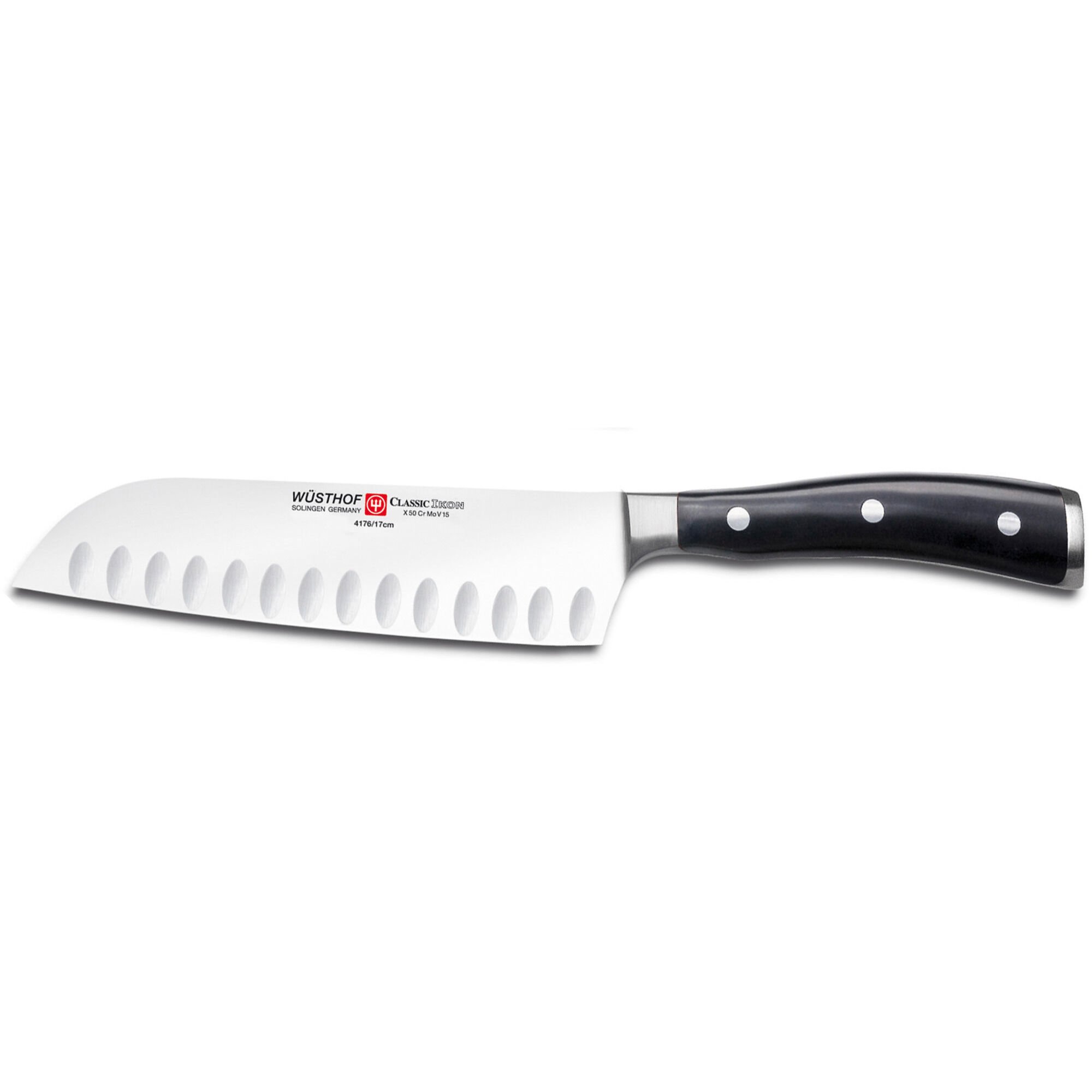 Classic Ikon Santoku-kniv Sort 17 Cm