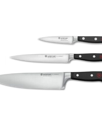 Classic Knivsæt   Dele  Kokkekniv  Universalkniv Og Urtekniv