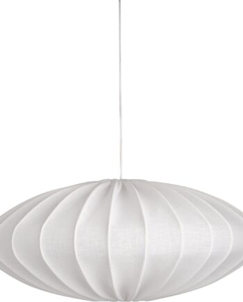 Ellipse Loftslampe  65 Cm  Hør  Hvid