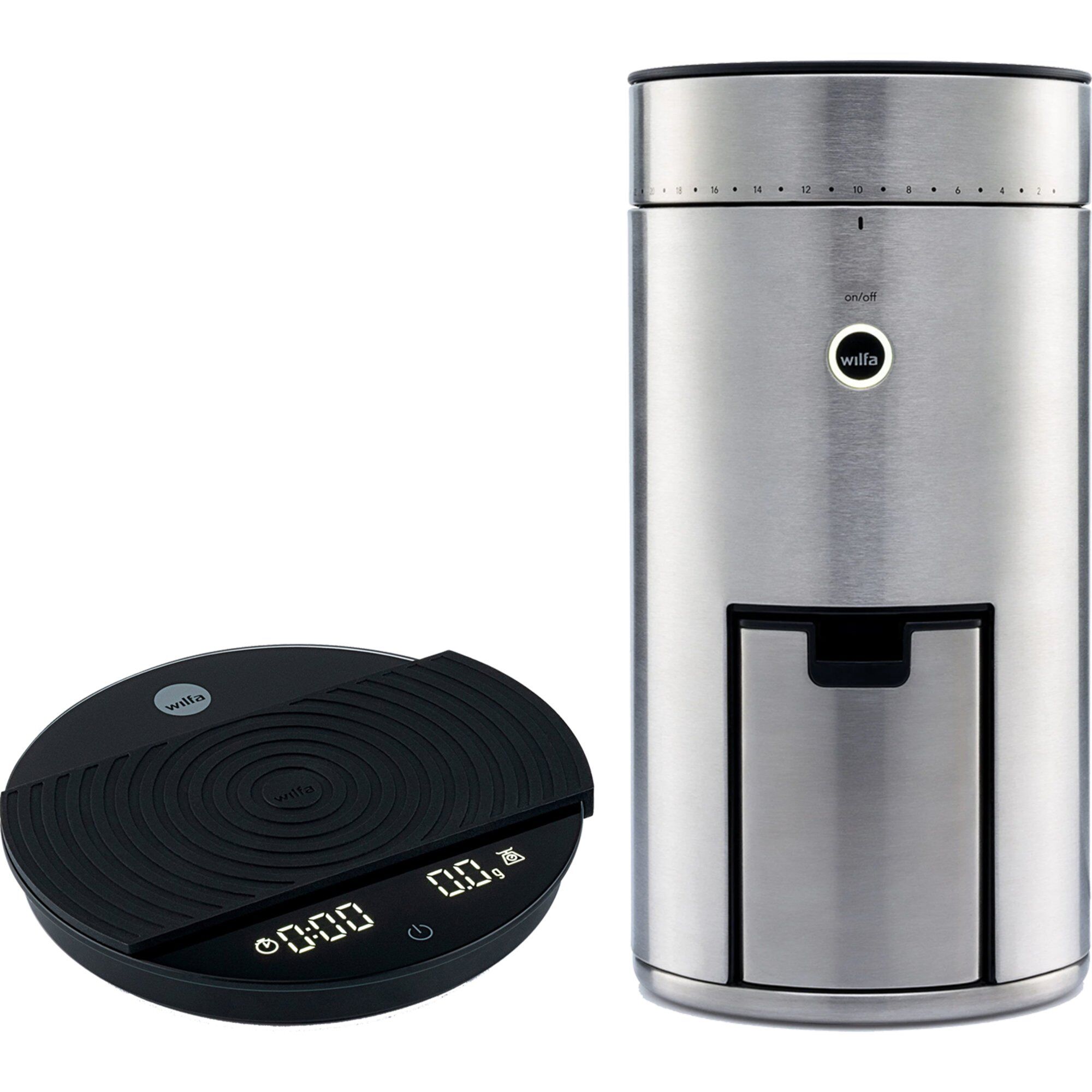 Kaffekværn Wsfb-100s Med Vægt Ks1b-t2