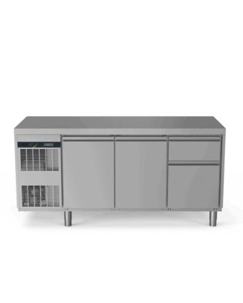 Zanussi Kølebord 440l   Låger  1x 1x Skuffer