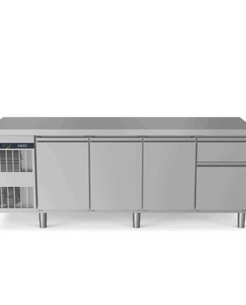 Zanussi Kølebord 590l   Låger 1x 1x Skuffer