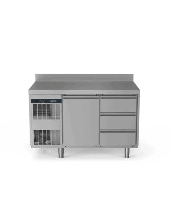 Zanussi Kølebord 290l Med Bagkant   Låge 3x Skuffer