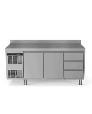 Zanussi Kølebord 440l Med Bagkant   Låger 3x Skuffer
