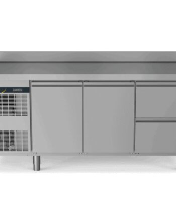 Zanussi Kølebord 440l Med Bagkant   Låger 2x  Skuffer