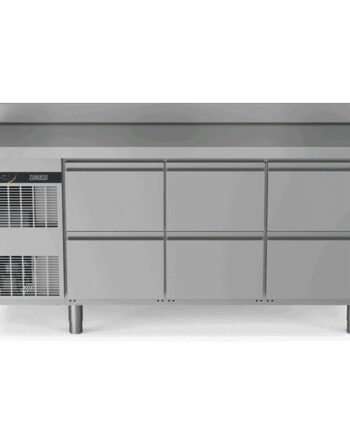 Zanussi Kølebord 440l Med Bagkant 6x  Skuffer