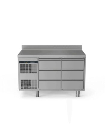 Zanussi Kølebord 290l Med Bagkant 6x Skuffer