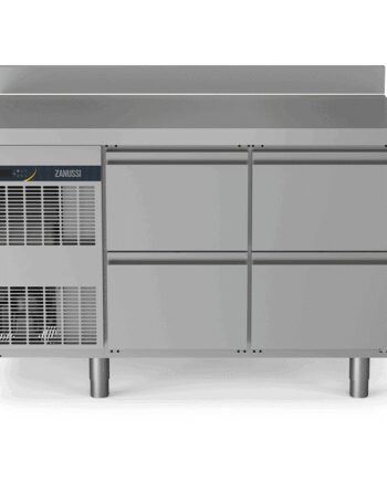 Zanussi Kølebord 290l Med Bagkant 4x  Skuffer