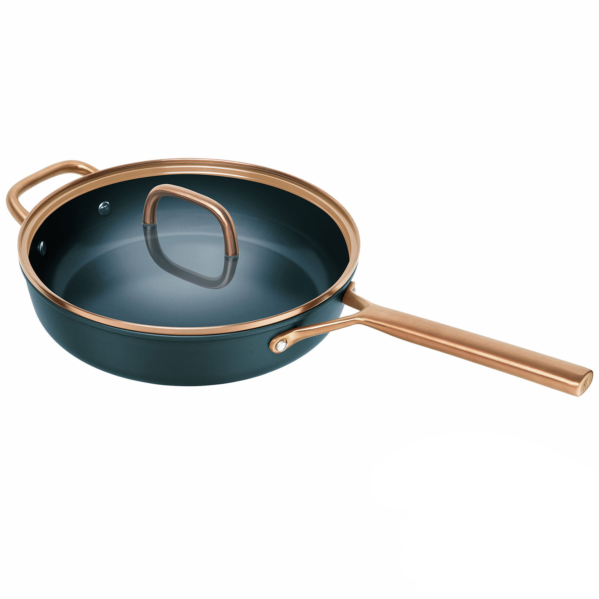 Zwilling Milano Braiserpande Med Glaslåg 28 Cm  Dybblå