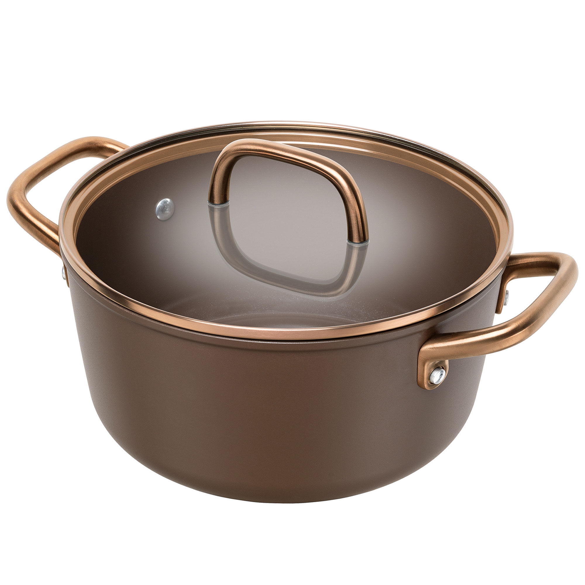Zwilling Milano Gryde Med Glaslåg 24 Cm  Brun